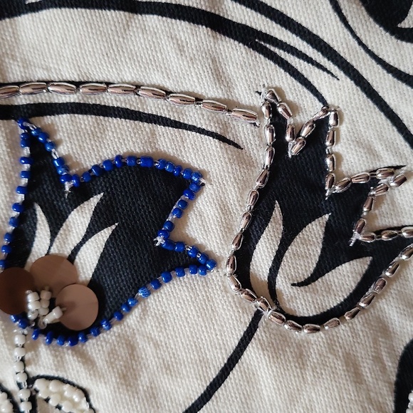 ZARA beads and sequins shorts sz L - Picture 7 of 12